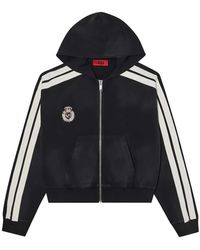 424 - Side-Stripe Logo-Patch Hoodie - Lyst
