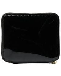 Comme des Garçons - Patent Leather Zipped Wallet - Lyst
