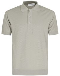 Paolo Pecora - Micro-Jacquard Polo Shirt - Lyst