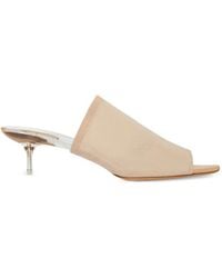 Courreges - Square-Toe Sandals - Lyst