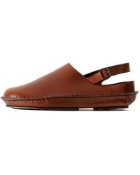Hereu - Cargol Whipstitch-Detail Slingback Clogs - Lyst