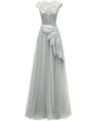 Gemy Maalouf - Cut-Out Short Sleeves Dress - Lyst