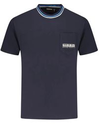 Napapijri - T-Shirt À Poche Et Logo Ornementé - Lyst