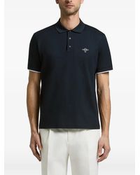 Peserico - Piquet Logo-Print Polo Shirt - Lyst