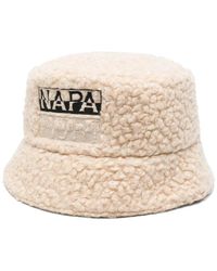 Napapijri - Faux-Shearling Bucket Hat - Lyst