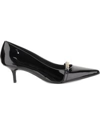 Pinko - Leather Low-Heel Chain - Lyst