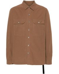 Rick Owens - Button-up Cotton Shirt - Lyst