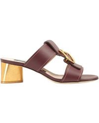Sergio Rossi - 50Mm Leather Sandals - Lyst