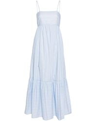 Twinset - Oval T Logo-print Cotton Dress - Lyst