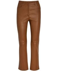 JOSEPH - Duke Leren Broek - Lyst