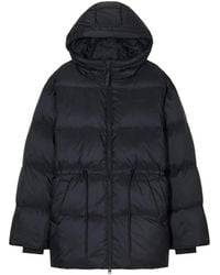 Closed - Drawstring-Waist Hooded Puffer Jacket - Lyst