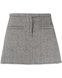 Courreges - Mini-Rok Van Wolmix - Lyst