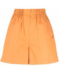 Nanushka - Short En Coton À Taille Élastiquée - Lyst