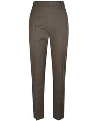 Victoria Beckham - Pantalon Droit Court - Lyst