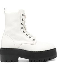 Tommy Hilfiger - 60Mm Zip-Up Leather Ankle Boots - Lyst