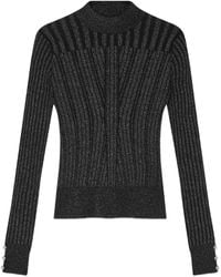 Versace - Pullover Mit Knopfdetail - Lyst
