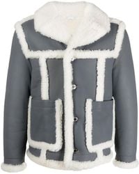 Thom Browne - Shearling-Trim Flight Jacket - Lyst