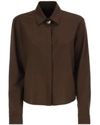 Fabiana Filippi - Jewel-Embellished Concealed-Fastening Shirt - Lyst