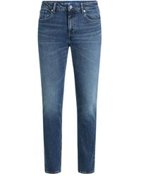 KARL LAGERFELD - Logo-Plaque Denim Jeans - Lyst