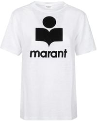 Isabel Marant - Logo-Print Short-Sleeve T-Shirt - Lyst
