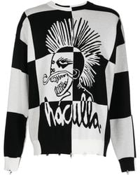 Haculla - This Is Chess Intarsia-Knit Jumper - Lyst