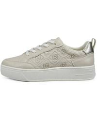 Bugatti - Monogram-Embossed Metallic-Effect Sneakers - Lyst