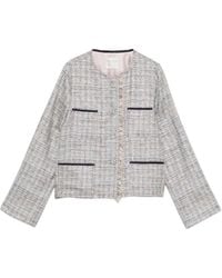 forte_forte - And Fringed Tweed Jacket - Lyst