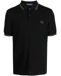 Fred Perry - Logo Cotton Polo Shirt - Lyst