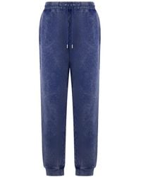 Moschino - Acid-Wash Drawstring Track Pants - Lyst