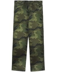424 - Military Print Cotton Trousers - Lyst