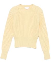 Victoria Beckham - Ribbed Raglan-Sleeve Sweater - Lyst