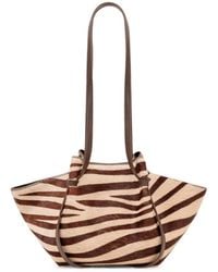 Yuzefi - Mochi Zebra-Print Shoulder Bag - Lyst