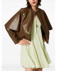 Twinset - Cape-Style Button-Up Jacket - Lyst