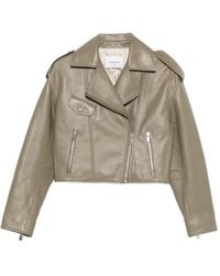 Yves Salomon - Sauge Lamb Silk Polyester Jacket - Lyst