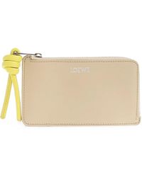 Loewe - Knot Leather Card Case - Lyst