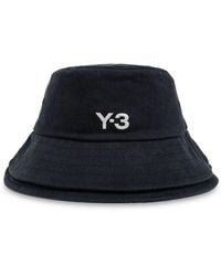 Y-3 - Bucket Hat With Logo Print - Lyst
