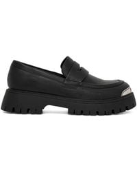 Just Cavalli - Logo-Detail Loafers - Lyst