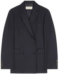 Dries Van Noten - Double-Breasted Wool Blazer - Lyst