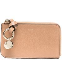 Chloé - Kartenetui Mit Logo-Anhänger - Lyst