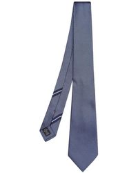 ZEGNA - Geometrisch Gemusterte Seidenkrawatte - Lyst