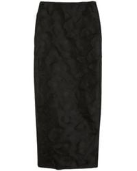 Max Mara - Silk Long Skirt - Lyst