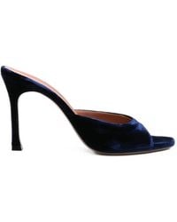 AMINA MUADDI - Alexa Velvet Sandals - Lyst