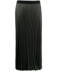 Moncler Jupe longue plissée - Vert