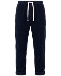 American Vintage - Padow Ribfluwelen Broek Met Trekkoord - Lyst