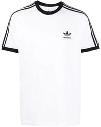 adidas - Logo-Print Cotton T-Shirt - Lyst