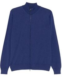 FILIPPO DE LAURENTIIS - Zip-Up High-Neck Cardigan - Lyst