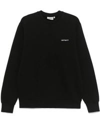 Carhartt - Crewneck Sweatshirt With Embroidered Logo - Lyst