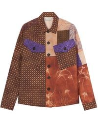 Pierre Louis Mascia - Jas Met Patchwork En Vlakken - Lyst