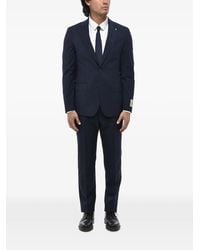 Corneliani - Single-Breasted Virgin Wool Suit - Lyst
