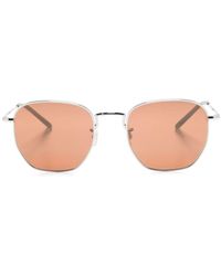 Oliver Peoples - Kierney Sonnenbrille mit sechseckigem Gestell - Lyst